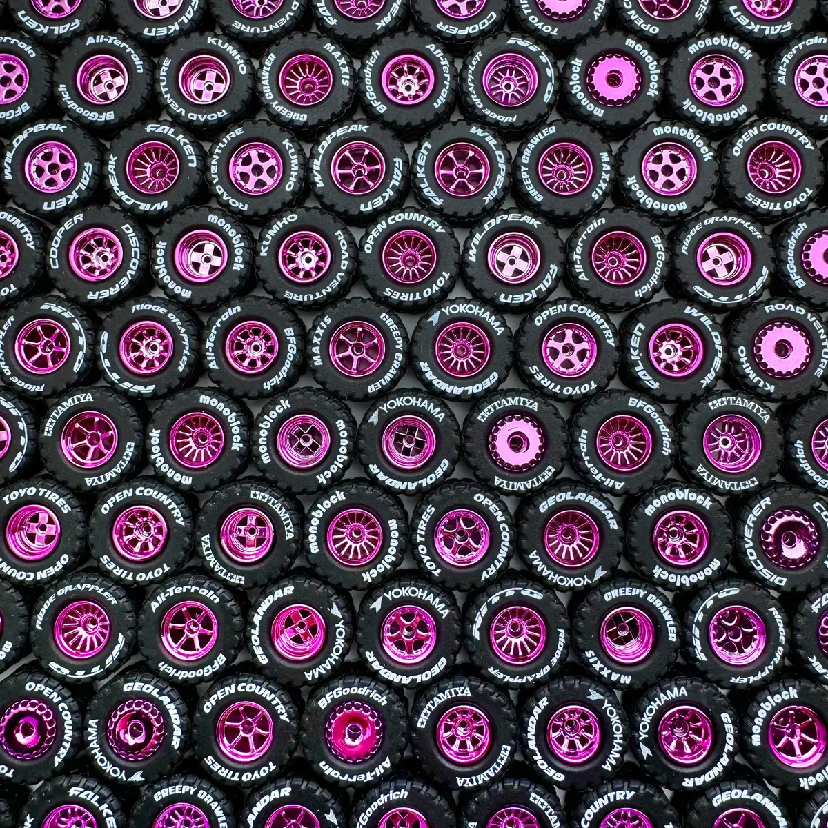 Diamond Cut Pink With Off-Road Tires 1