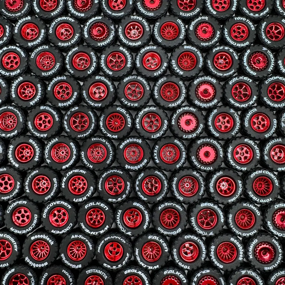 Diamond Cut Red With Off-Road Tires 1
