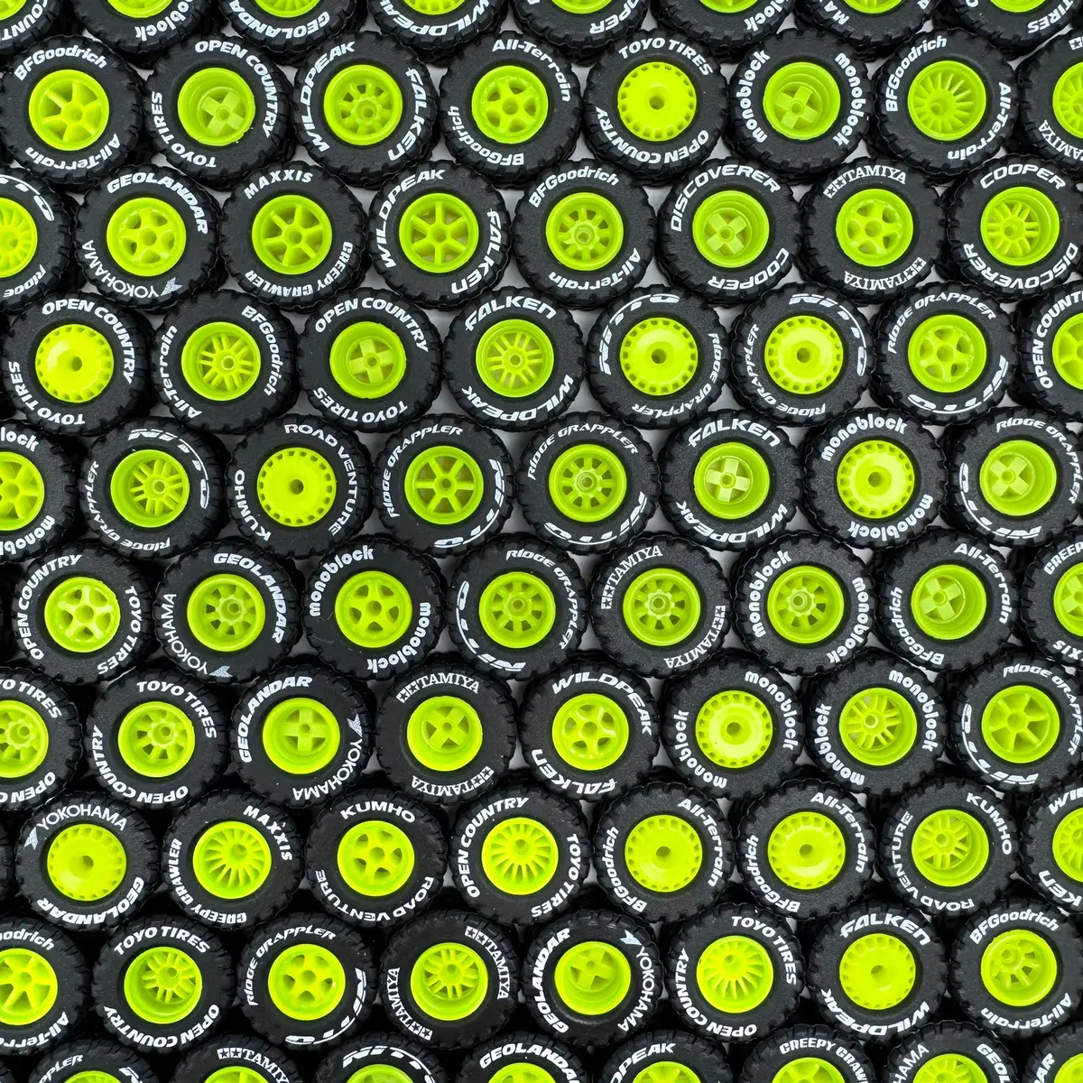 Neon Yellow With Off-Road Tires 1