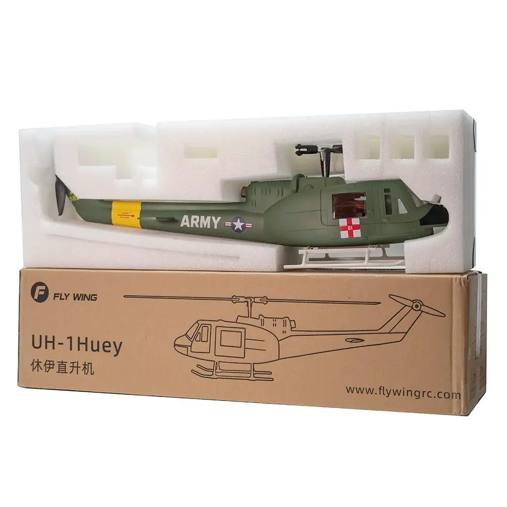 Flywing Uh-1 6Ch 450 Size Helicopter With H1 Flight Controller Pnp Rtf 1