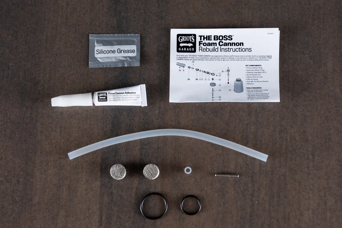 Griot's Garage The Boss Foam Cannon Rebuild Kit 1