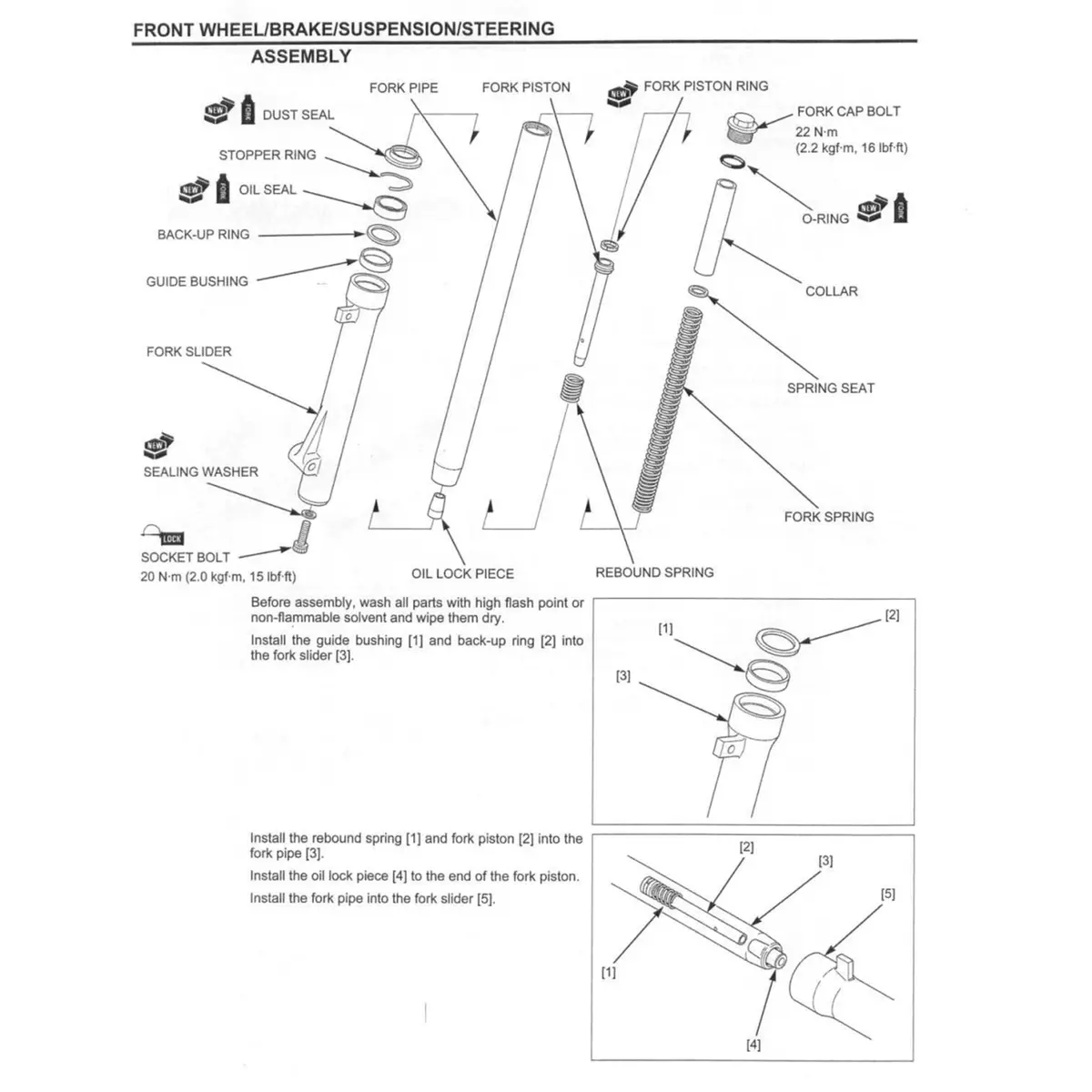 Essential Fork Upgrade Kit - Crf110 2