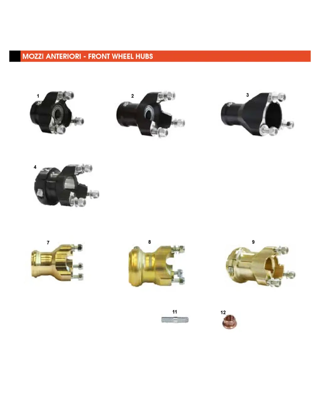 Gp Front Wheel Hubs 1