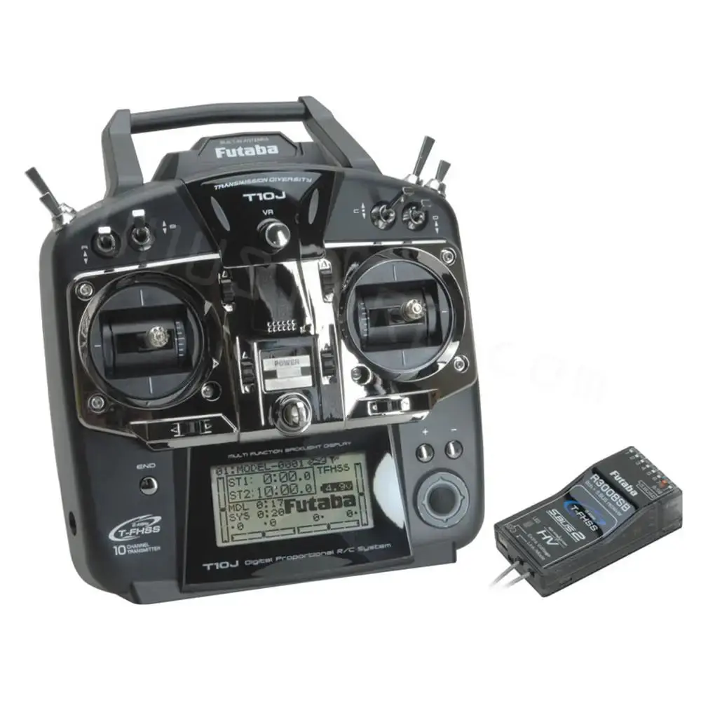 Futaba 10J 2.4G 10Ch S-Fhss Transmitter With R3008sb Receiver For Rc Drone 1