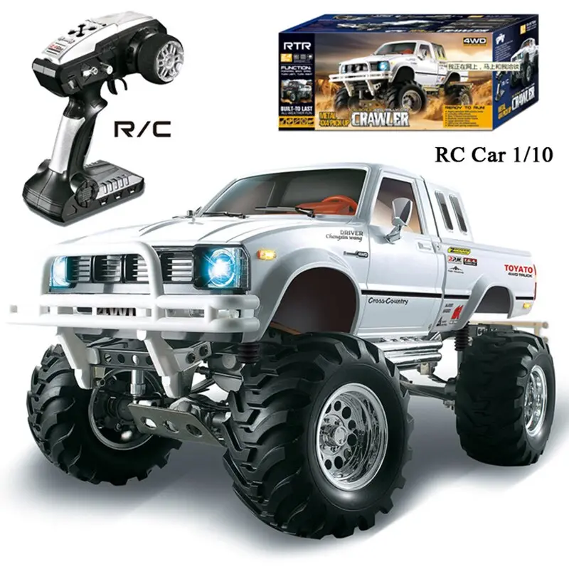 Hg P407 Rc Car 1/10 4Wd Pickup Truck Climbing Car  Rtr 1