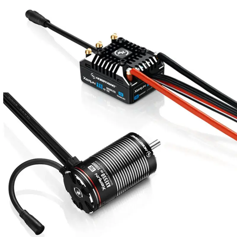 Hobbywing Xerun Axe R2 80A Brushless Esc With Axe540l 550 Brushless Motor For 1/10 Rc Car 1