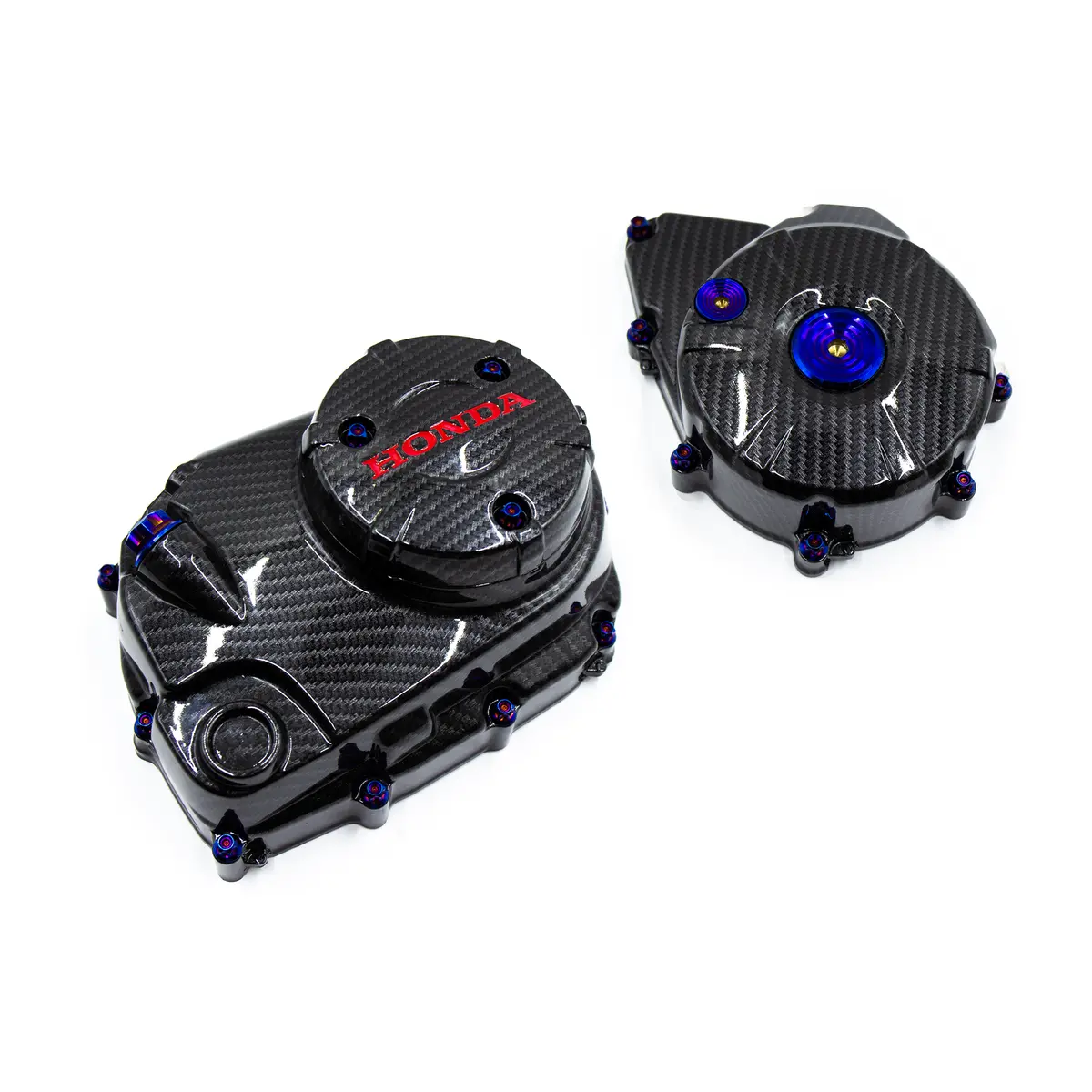 Carbon Engine Cover Set - Grom/Msx 1