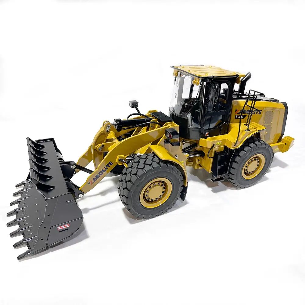1:16 Kabolite K966 Rc Hydraulic Metal Loader Bulldozer Rtr 2