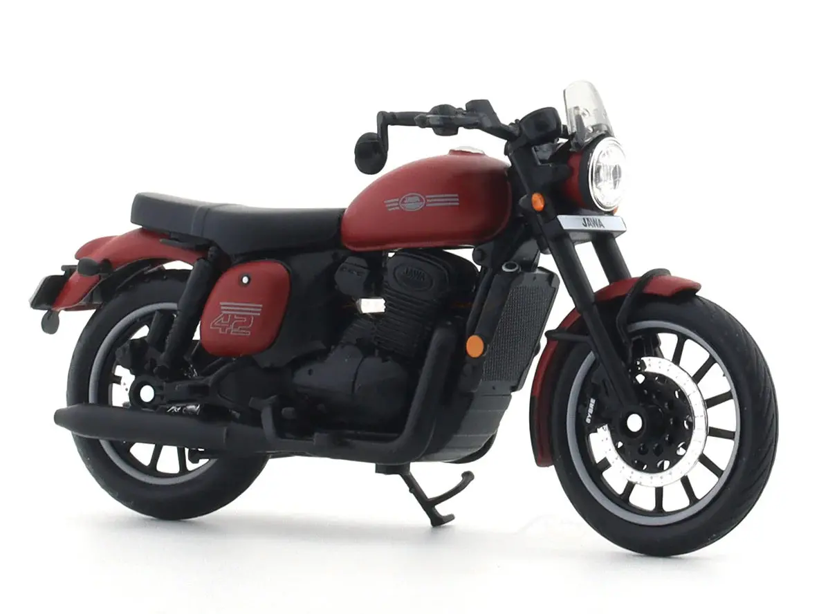 Maisto Jawa 42 Red 1:18 Scale Model 1