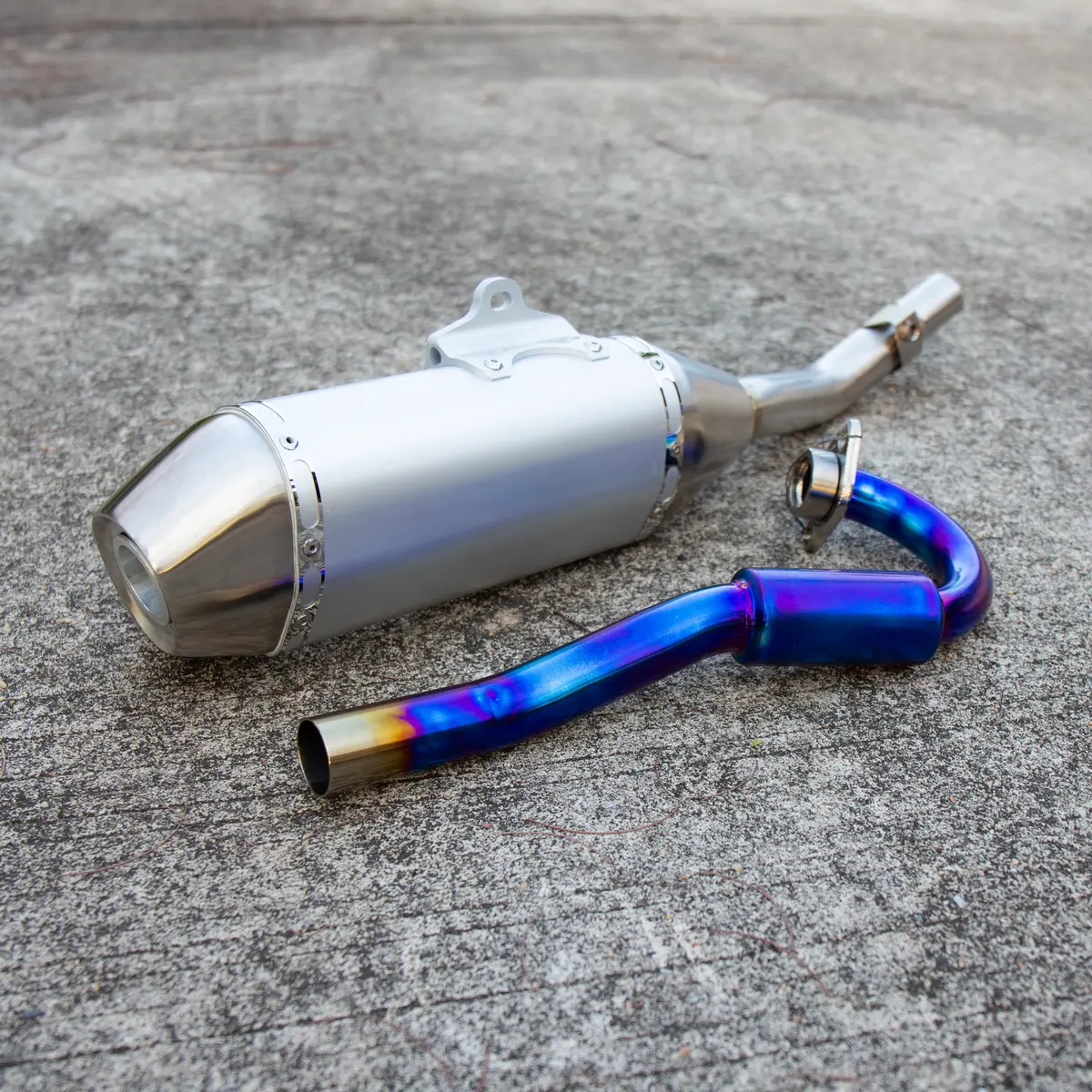 Ti-Blue Exhaust System - Klx 140 1