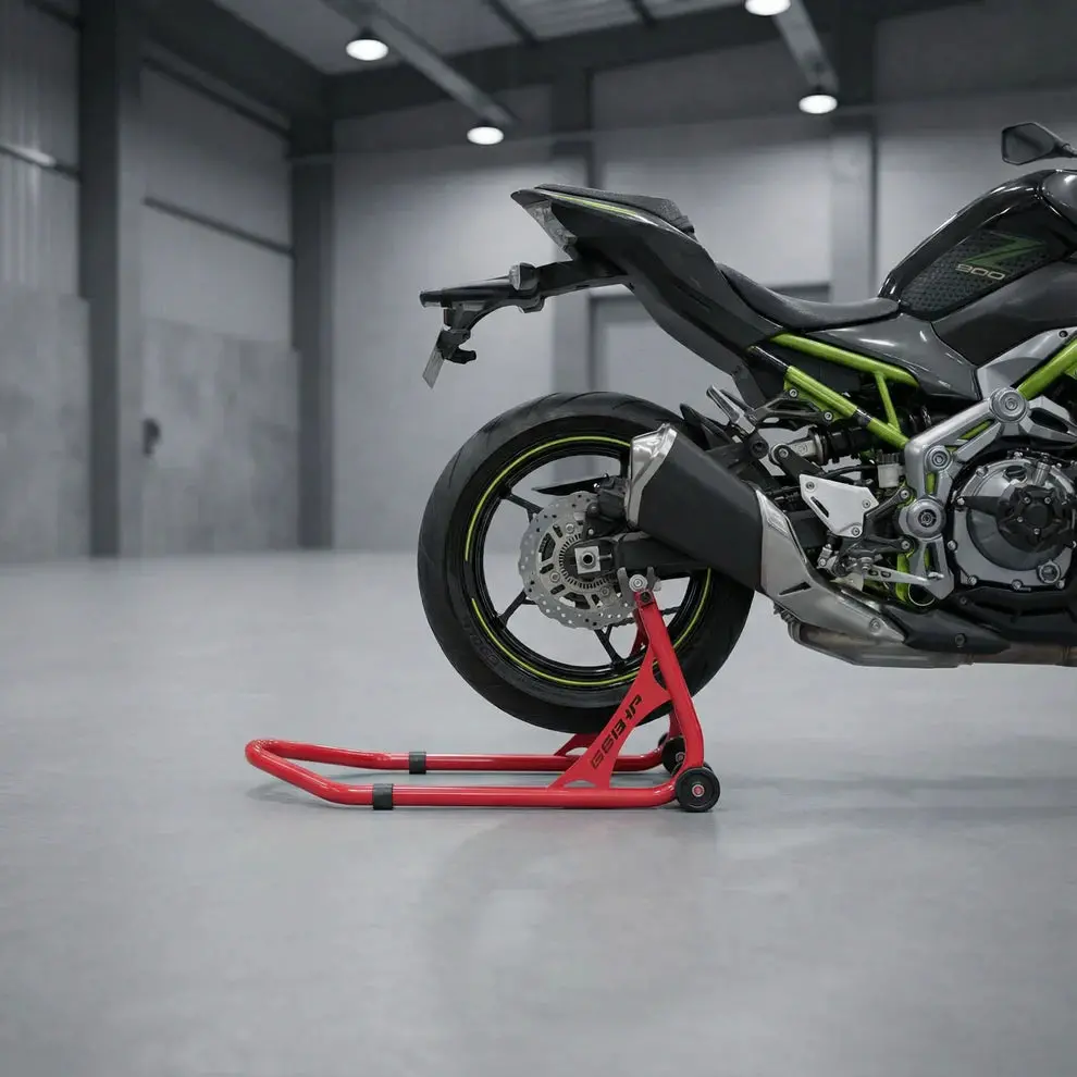 66Bhp Motorcycle Universal Paddock Stand – Spool Type + Swing Arm (2-In-1) 2