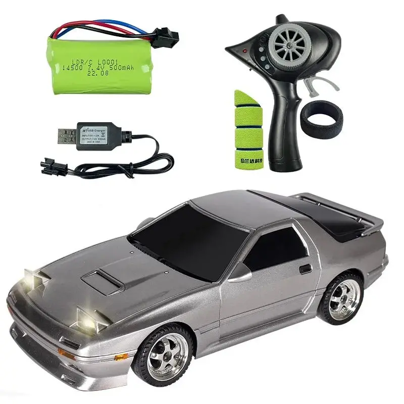 Ld1802 Rx7 1/18 2Wd Esp Gyroscope Rc Drift Car Rtr 2