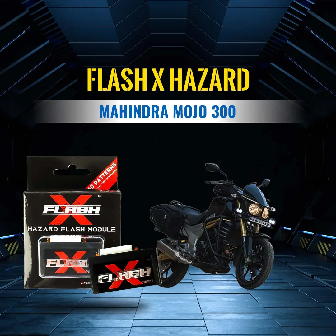 Flash X Hazard For Mahindra Mojo 300 Bs4 1