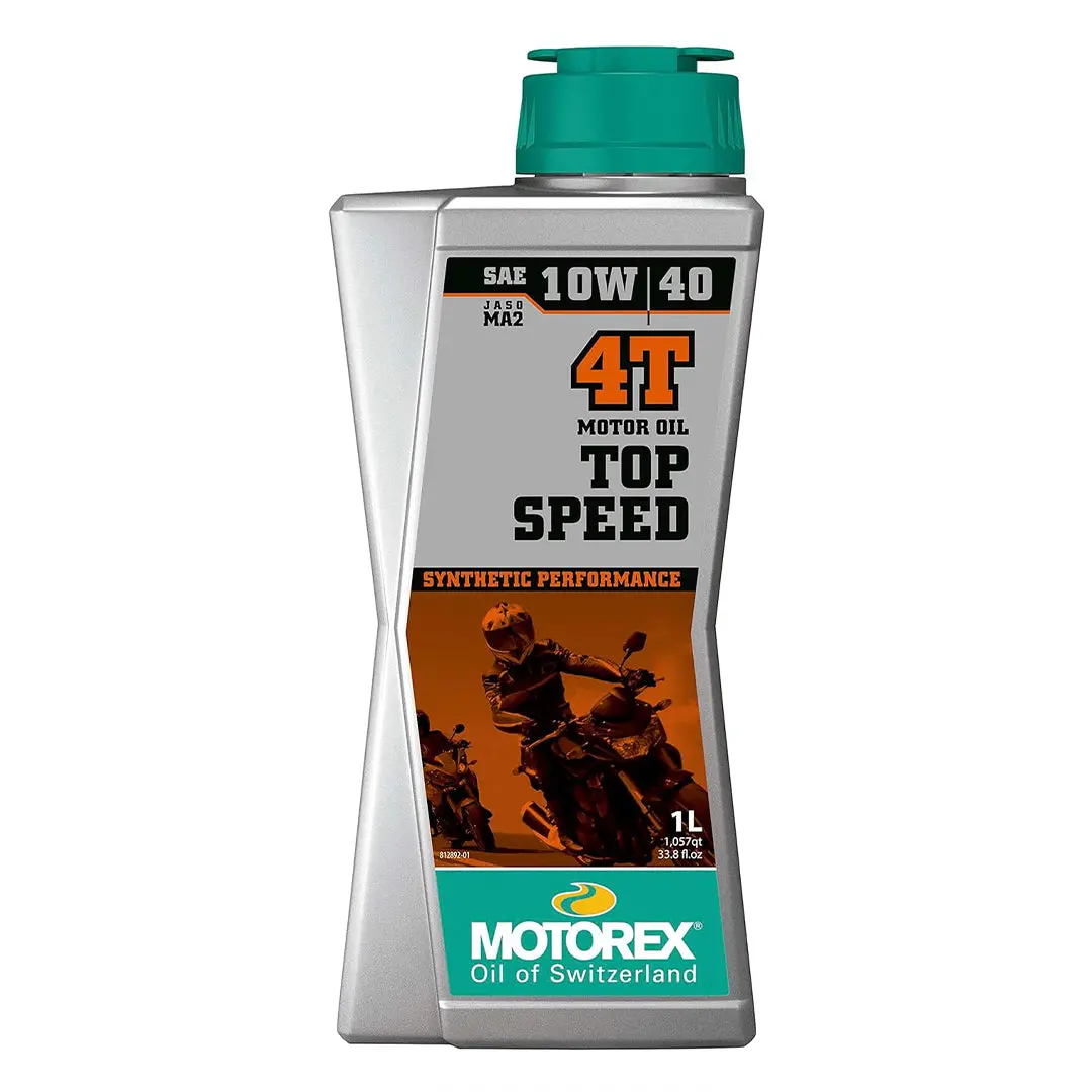Motorex Top Speed 4T 10W40- Jaso Ma 2 Motor Oil- 1 Liter 1