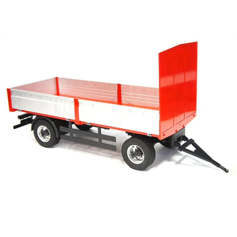 2 Axle Trailer Tow For 1/14 Tamiya Rc Truck Trailer Tipper 1