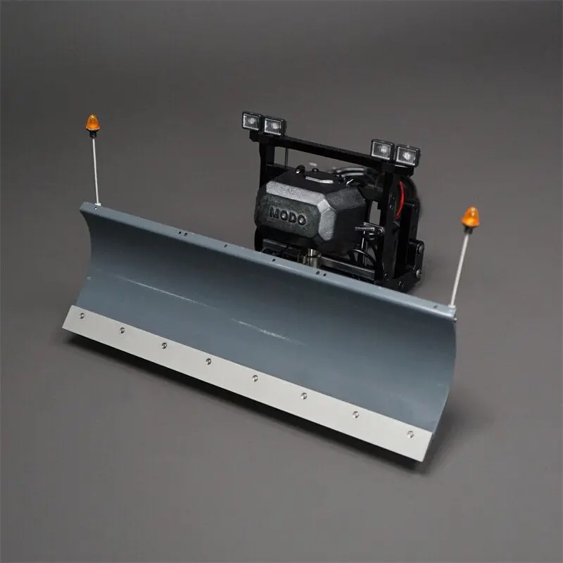 Metal Hydraulic Snow Shovel Shovel For 1/14 Tamiya Rc Truck Trailer Scania Man Actros 3