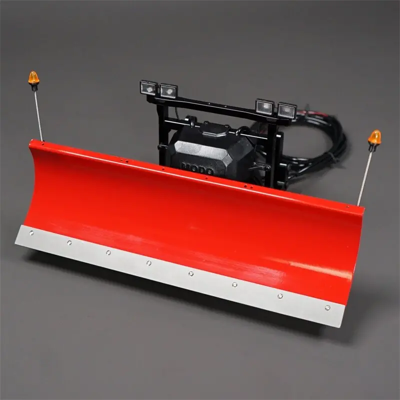 Metal Hydraulic Snow Shovel Shovel For 1/14 Tamiya Rc Truck Trailer Scania Man Actros 2