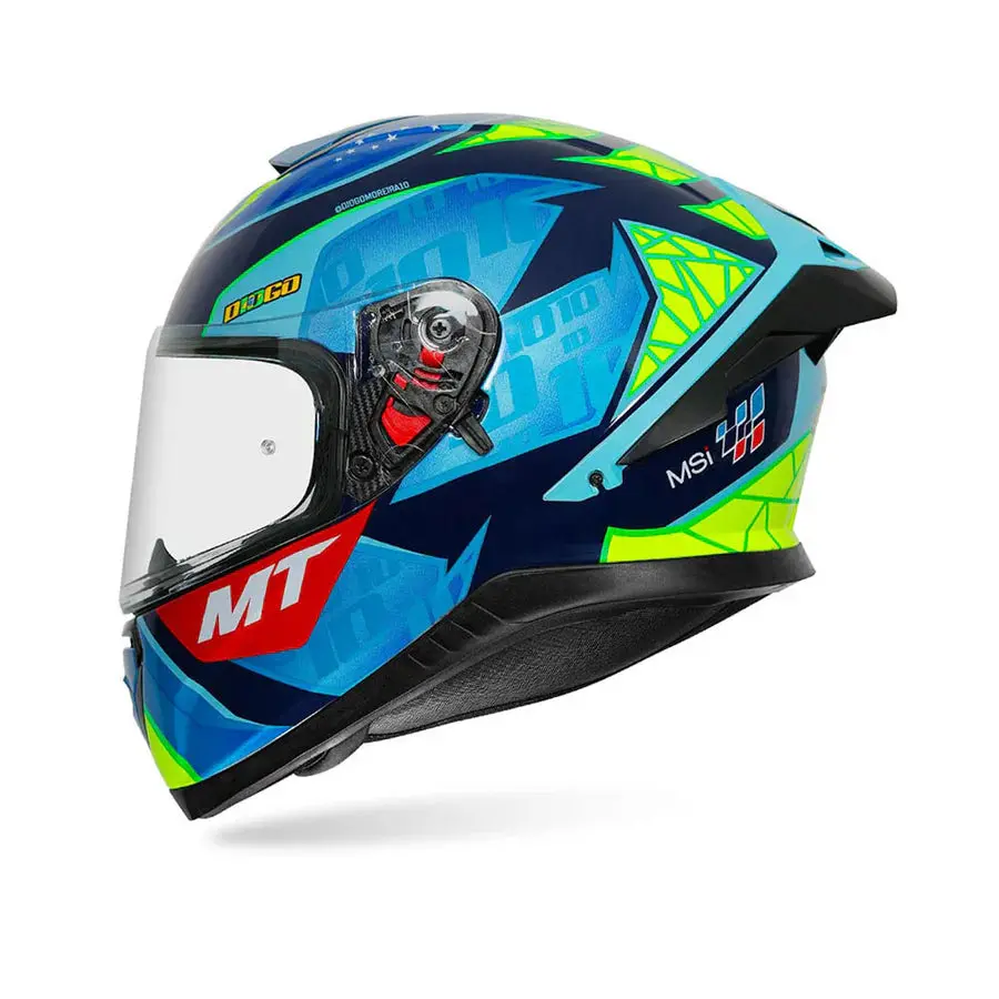 Mt Thunder 3 Sv (Spoiler) Diogo Moreira A7 Gloss Full Face Helmet. 1