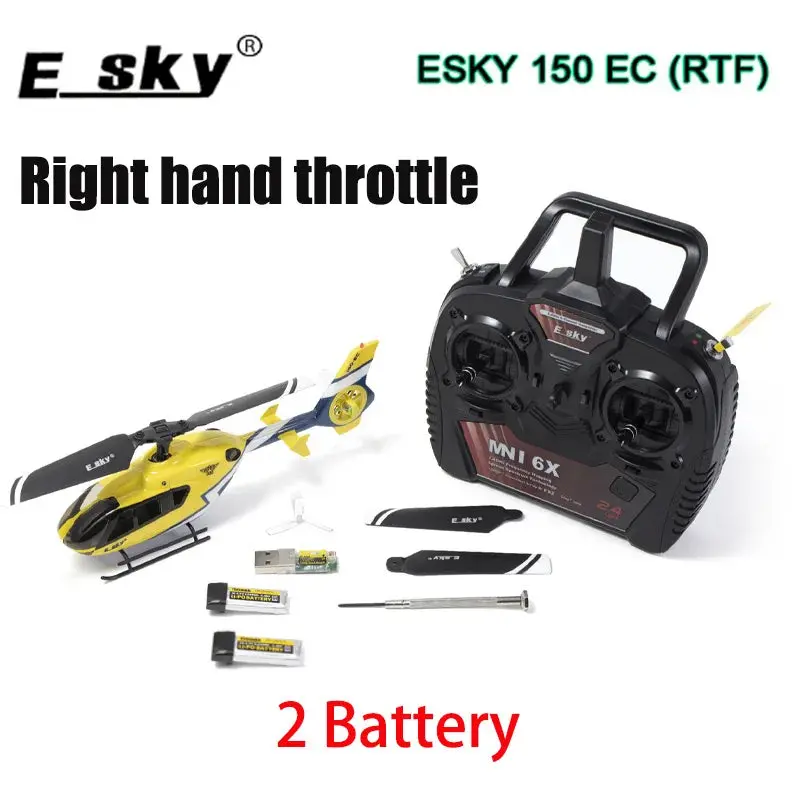 Esky 150Ec Rc Helicopter Mini Scale With 6 Dof Fxz Flight Controller Altitude Hold Flybarless Rtf 2