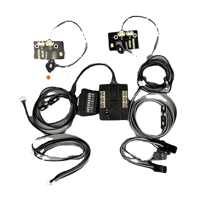 Dc5v Headlight Lamp Set For 1/14 Lesu Man Tgs Remote Control Truck Toy 1