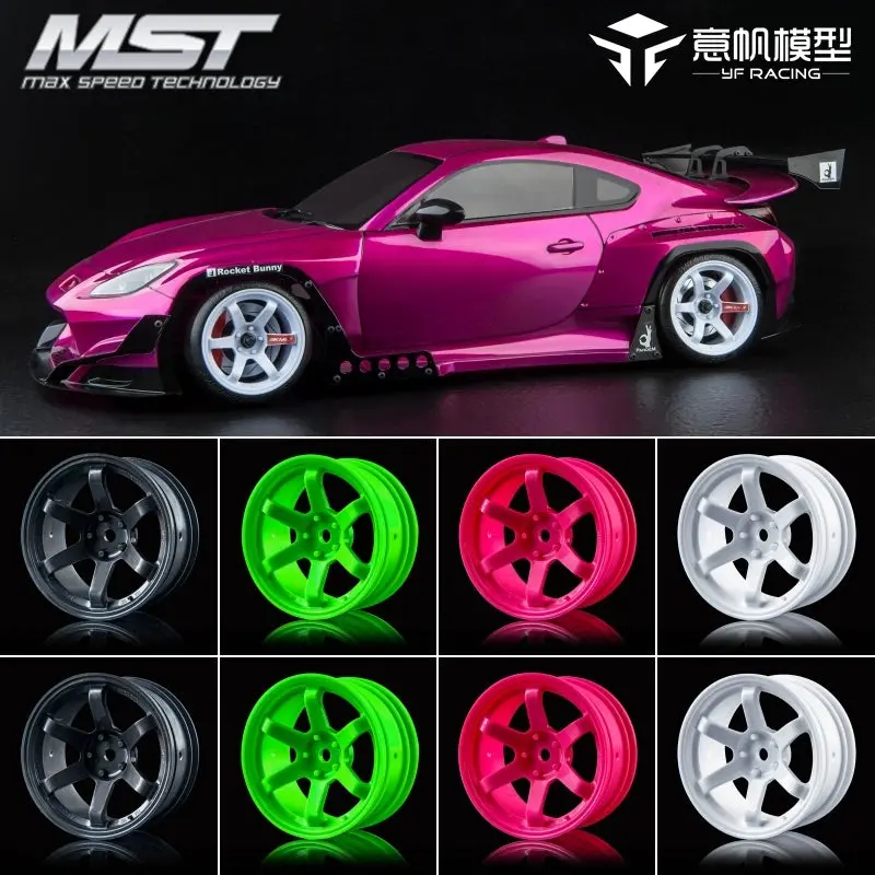 Mst 1/10 Rc Drift Car Nylon Wheel Hub Te37 1