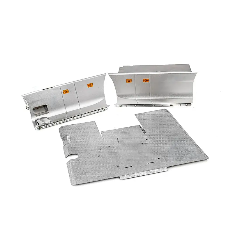 Lesu 1/14 Tamiya Rc Tractor Scania 770S Side Skirt Pedal Led Side Light Assembly G-626 1