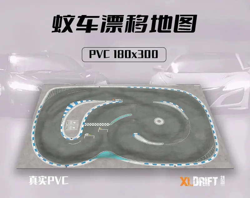 Xldrift Miniz Rw00 1/28 1/24 Rc Drift Car Pvc Track Collection 6