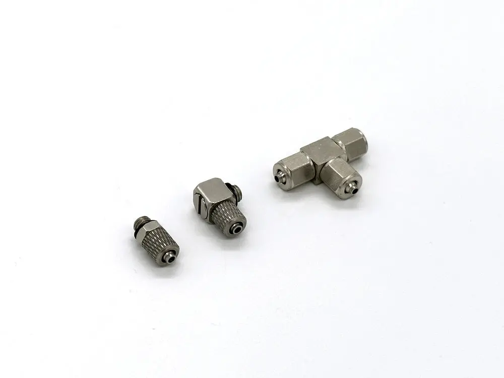 10Pcs Rc Hydraulic Model Diy Micro Hydraulic Connector Tee Connector 4X2.5Mm 3
