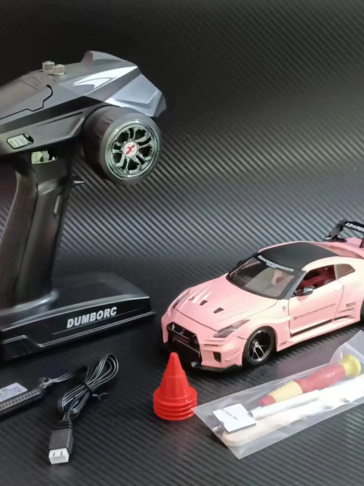 1/24 Brushed Power Awd Metal Shell Frame Remote Control Drift Mosquito Car Mini-Q8 Rtr 4