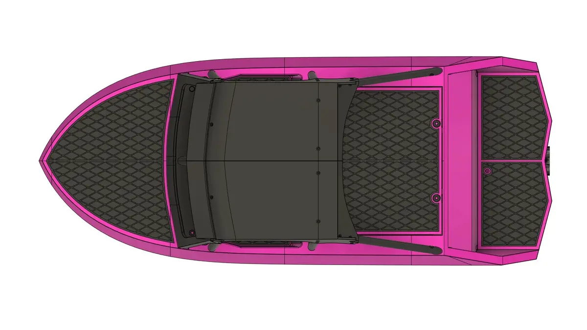 3D Printed Rc Bash Jet Racing Boat Hull Kit 8