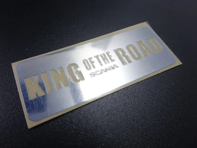 1/14 Tamiya Scania Highliner Rear Window Sticker 1