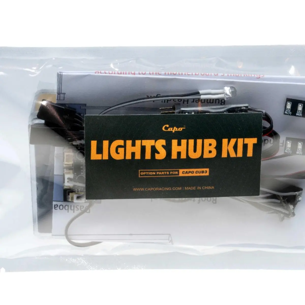 Capo Cub3 1/18 Tatra Rc Tractor Light Hub Kit 1