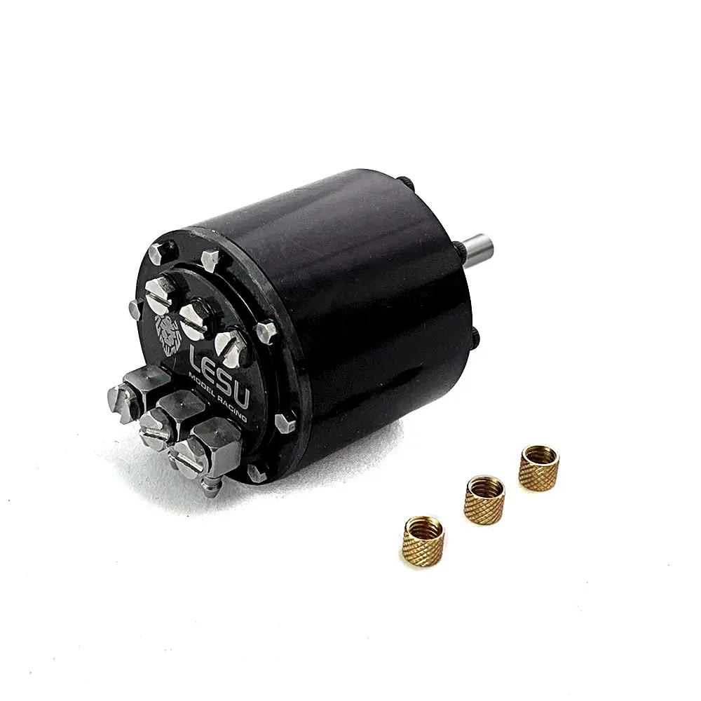 Lesu Micro Plunger Type Metal Hydraulic Motor Y-1540-B For 1/14 Rc Hydraulic Construction Machinery Diy 1