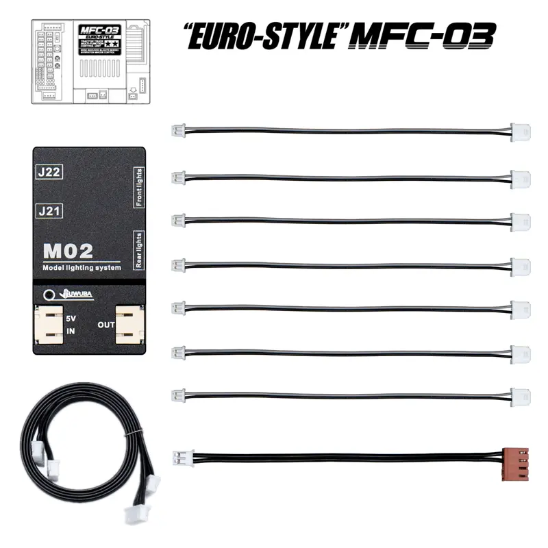 Jwb Tamiya1/14 Rc Tractor Mfc-01 Mfc-03 4 In 1 Light Adapter Module Kzq-M02 1