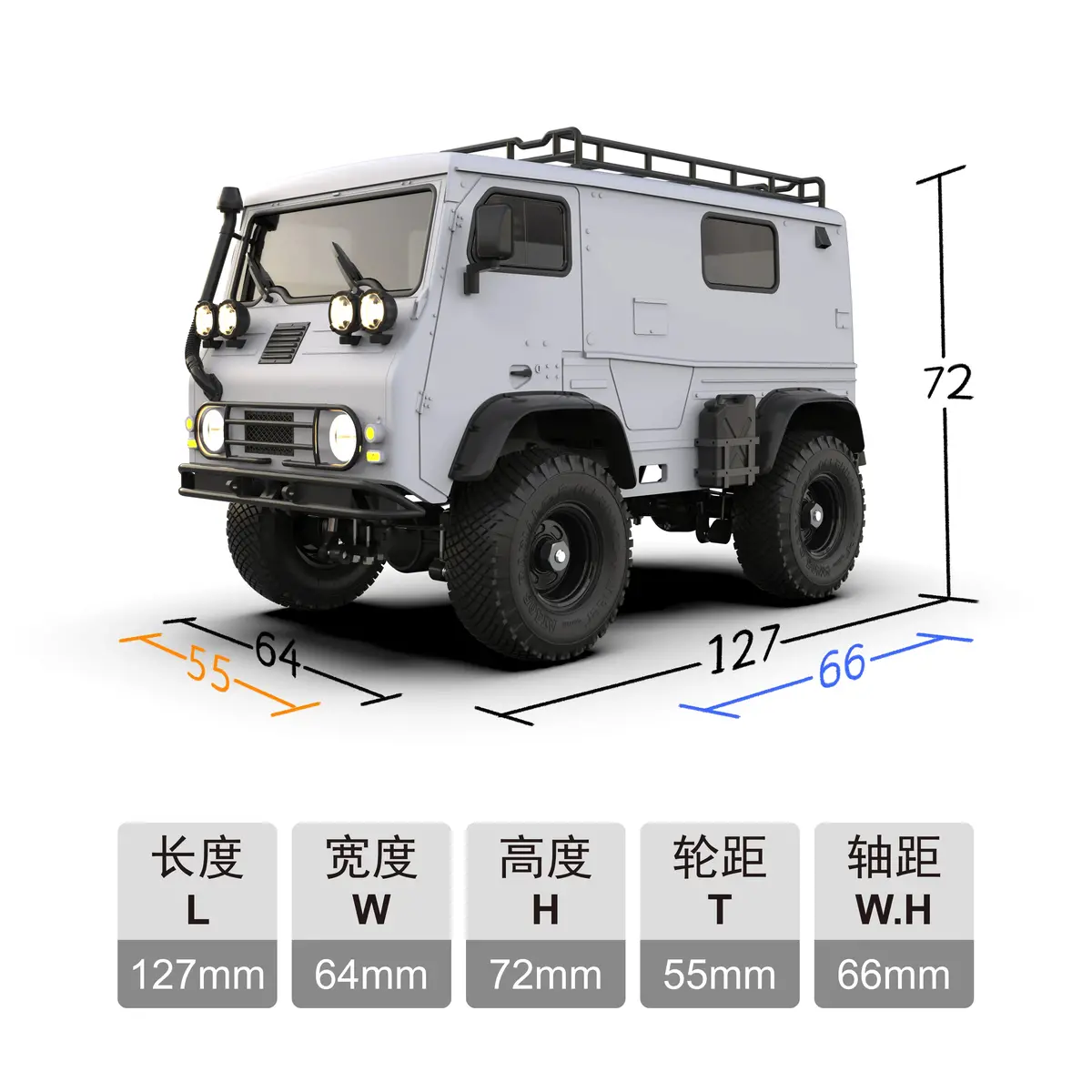 Orlandoo Hunter Oh32v01 Rc Van Truck D4l Brushless Kit 2
