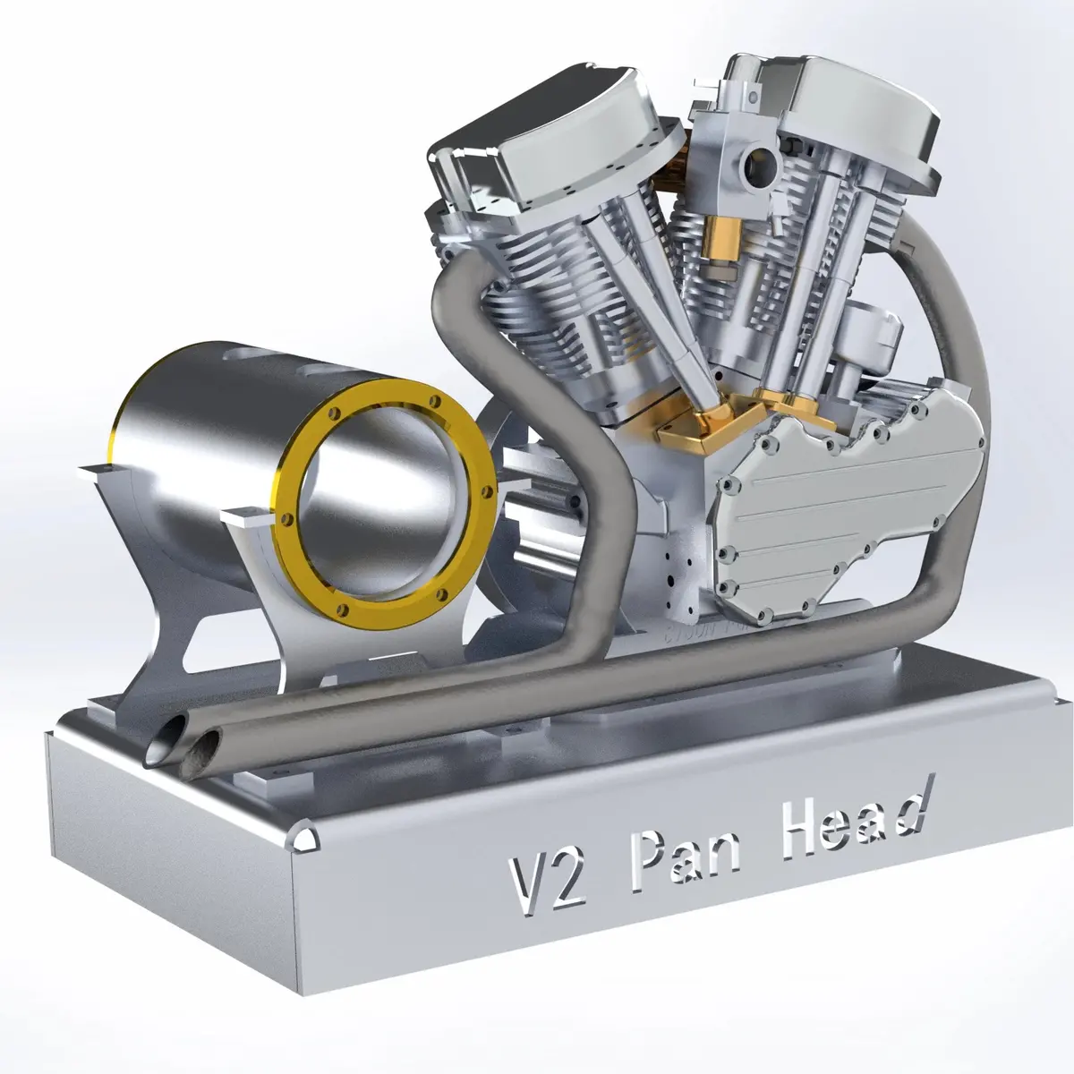 Cison Petrol V2 18Cc Mini Engine With Base Pre-Assembled 1