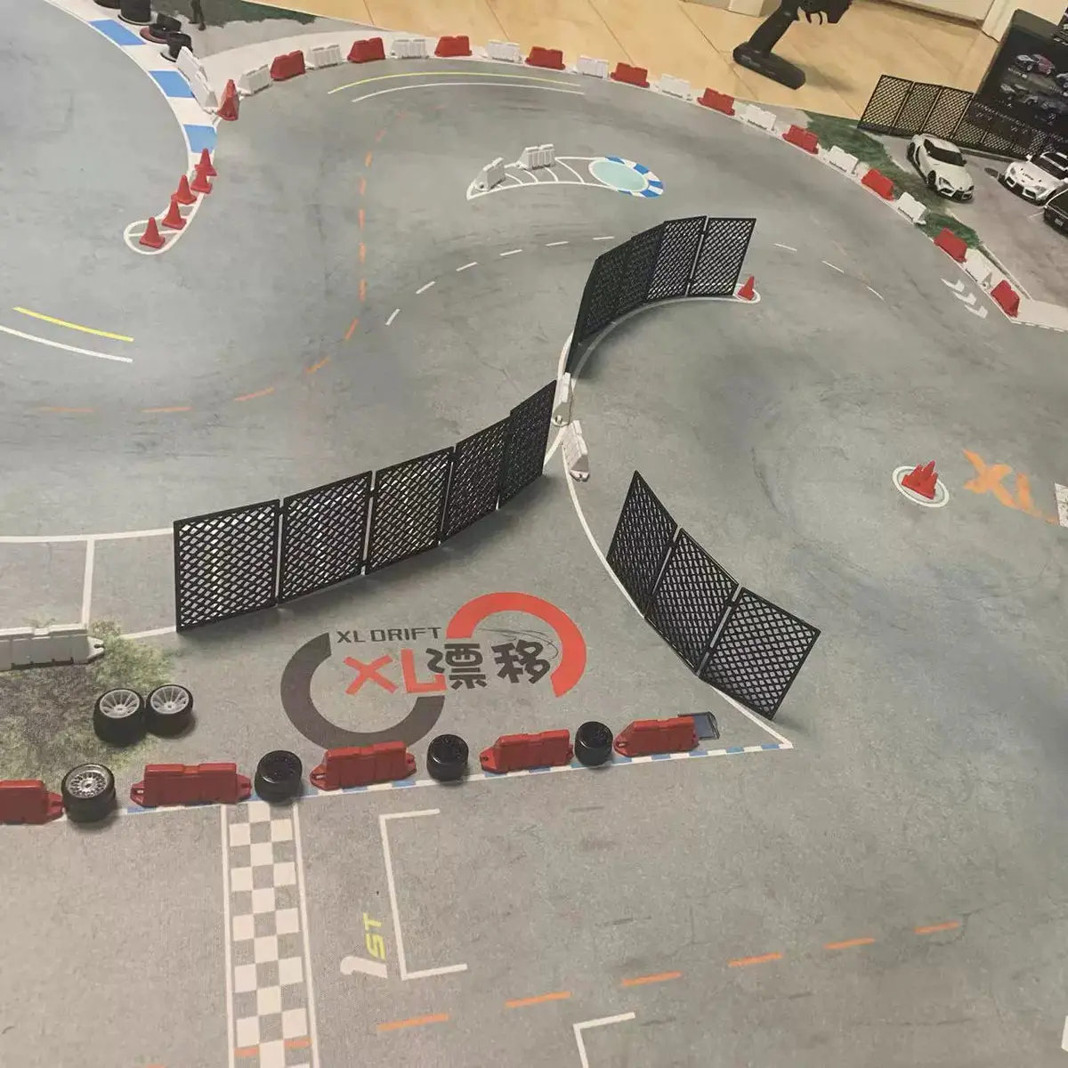 Advanced Track Map For Miniz Zerorc Rw00s Nez 1/28 1/24 1/64 Rc Drift Car 310X1050cm 5