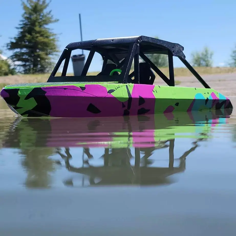 3D Printed Rc Bash Jet Racing Boat Hull Kit 3