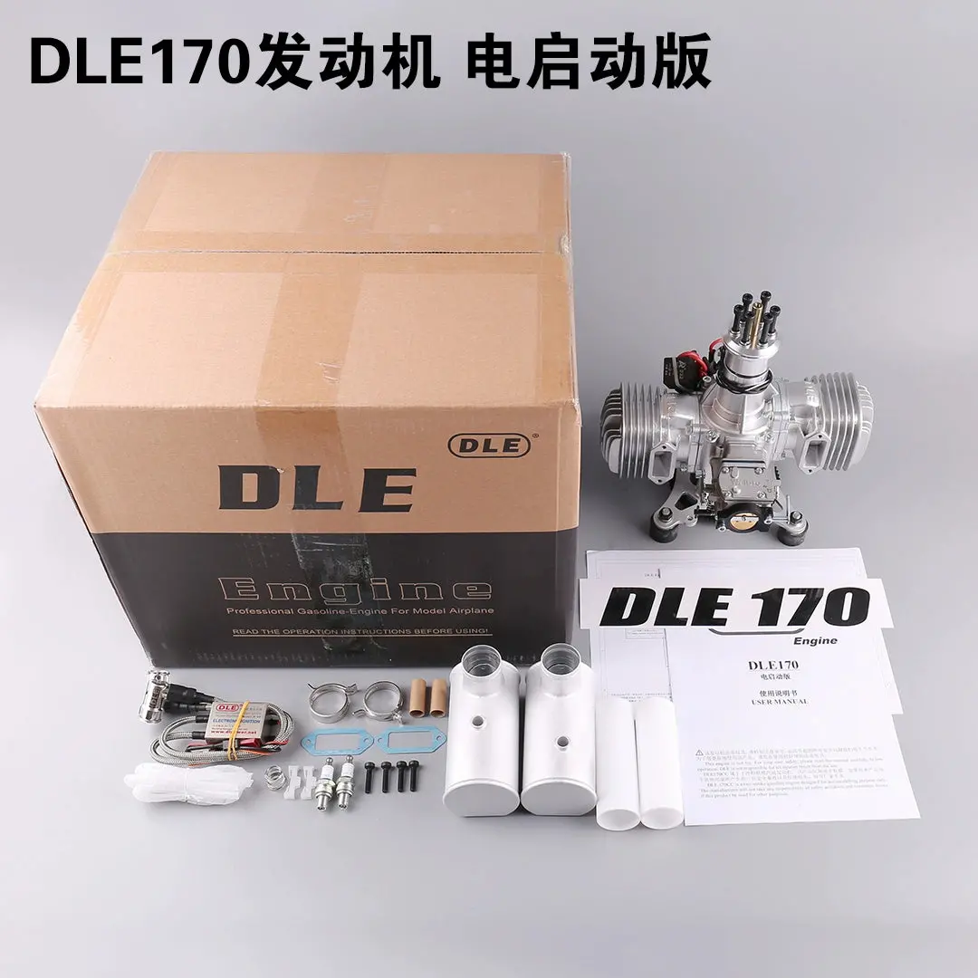 Dle 170 Rc Fixed-Wing Aircraft With Electric Start Petrol Twin-Cylinder Air-Cooled Engine 1