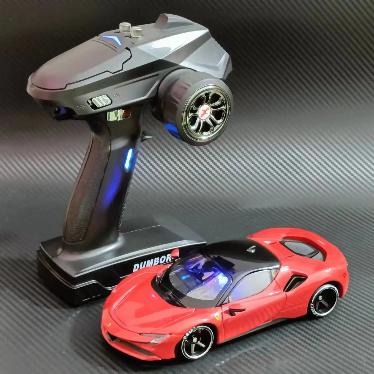 1/24 Brushed Power Awd Metal Shell Frame Remote Control Drift Mosquito Car Mini-Q8 Rtr 24