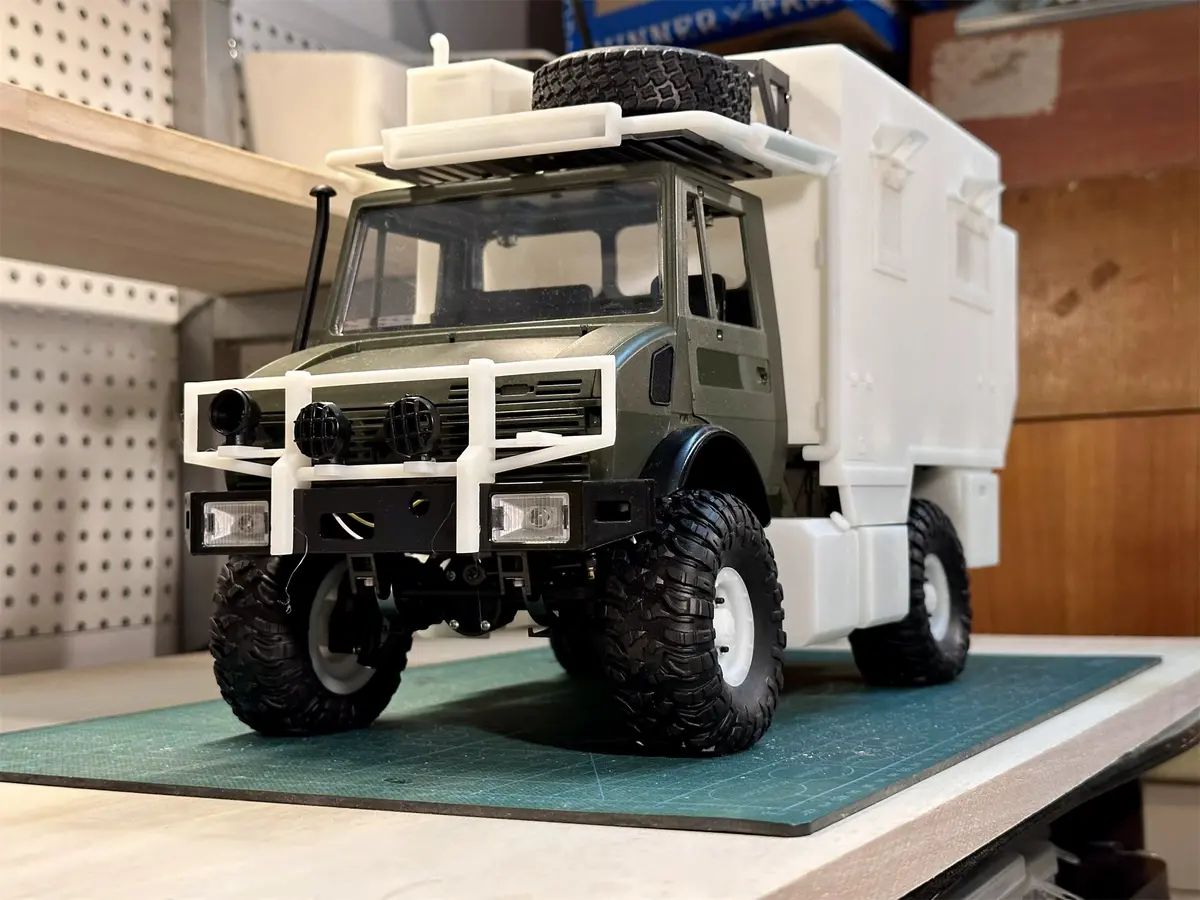 Ldrc Unimog P06 Rc Car 3D Printed Rv Shell Op 1