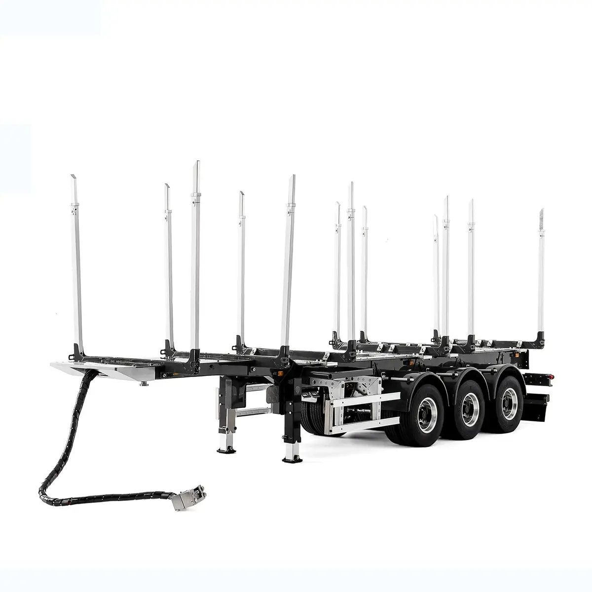 Lesu 1/14 Ls-A0053 Timber Transport Semi Trailer Three Axles 1
