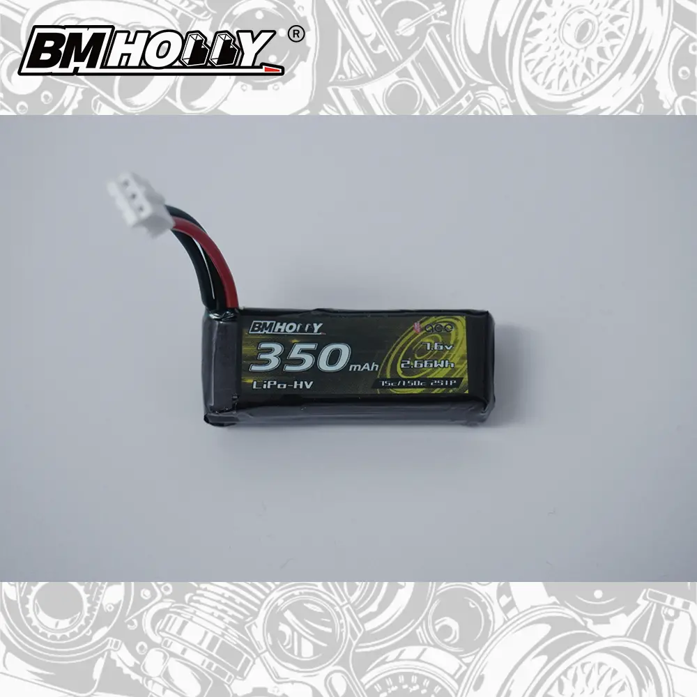 Bmrc 1/28 1/24 Rc Drift Car 2S Lithium Battery 7.6V 350Mah 1