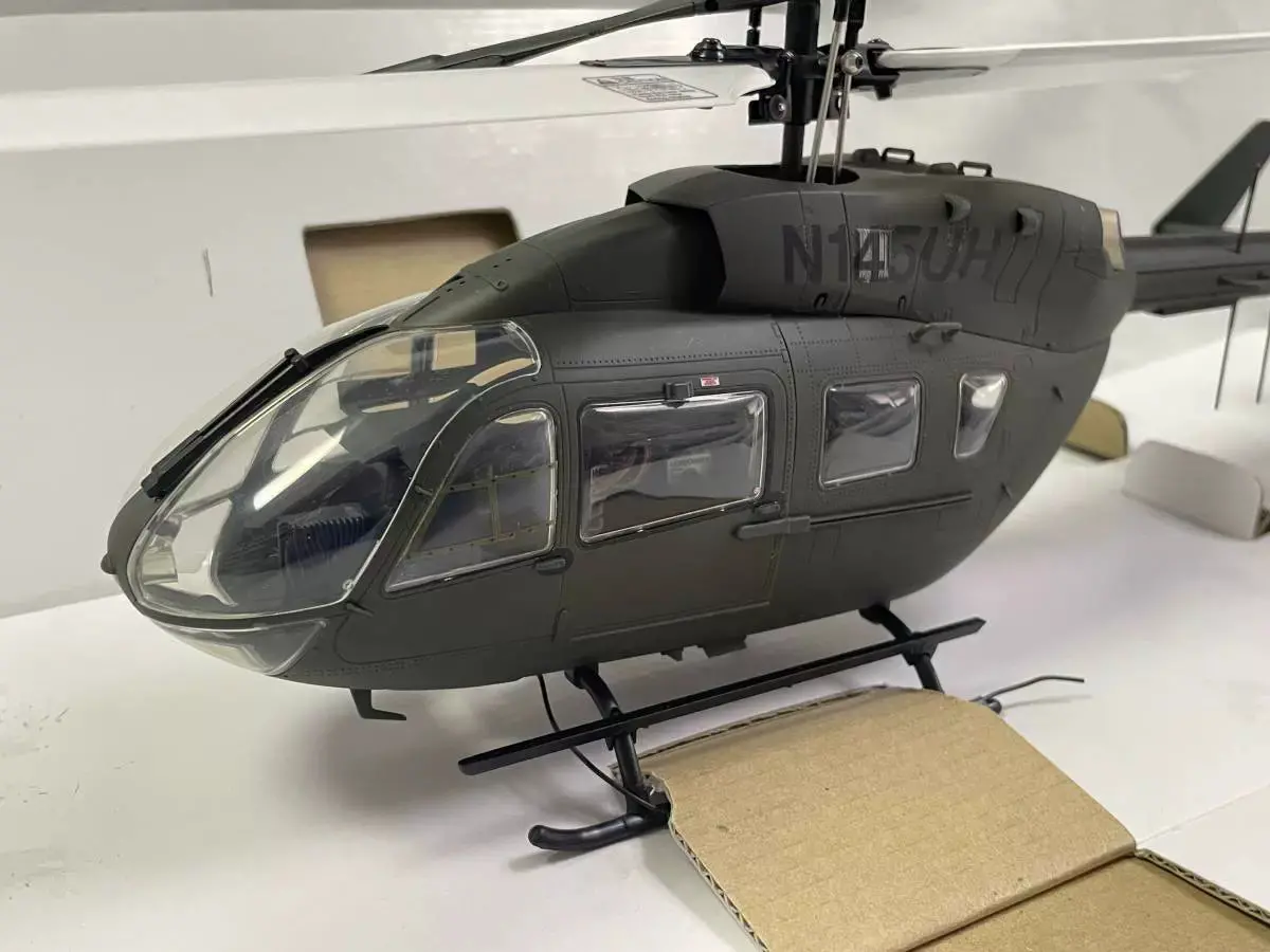 Hirobo Ec145 Rc Remote Control Helicopter Kit 4