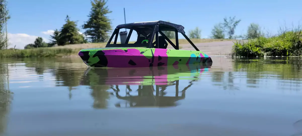 3D Printed Rc Bash Jet Racing Boat Hull Kit 4