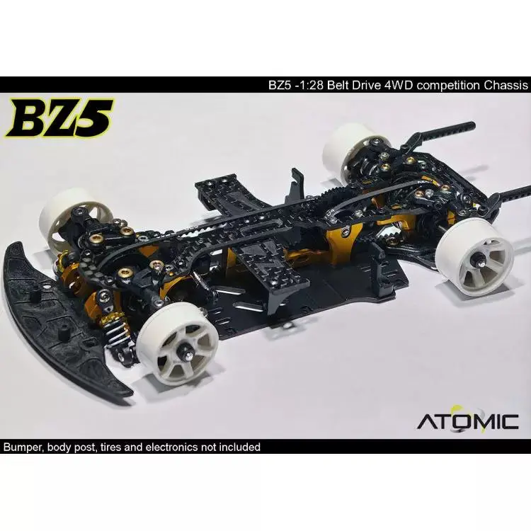 Atomic Bz5 1/28 4Wd Belt Drive Rc Drift Car Kit 2
