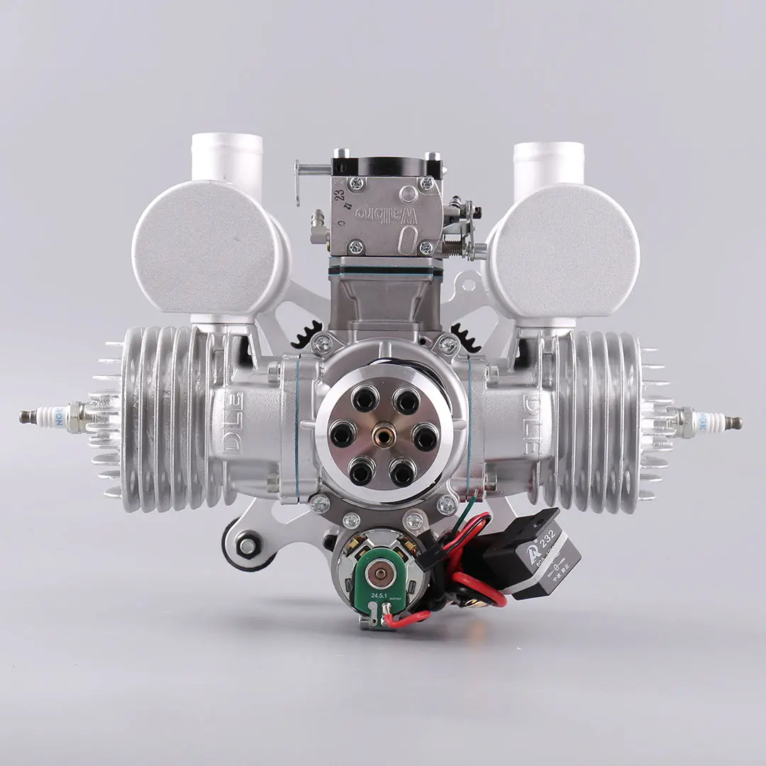 Dle 170 Rc Fixed-Wing Aircraft With Electric Start Petrol Twin-Cylinder Air-Cooled Engine 2