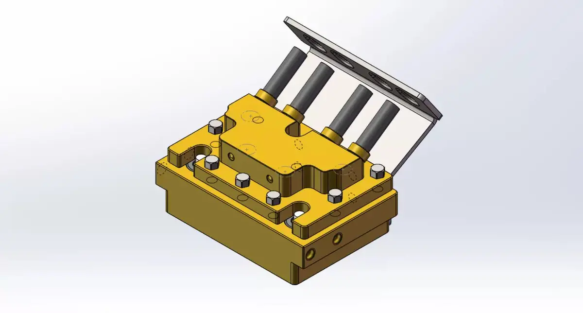 Kabolite K970 1/14 Rc Hydraulic Excavator Quick Connector 4