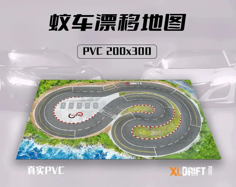 Xldrift Miniz Rw00 1/28 1/24 Rc Drift Car Pvc Track Collection 12