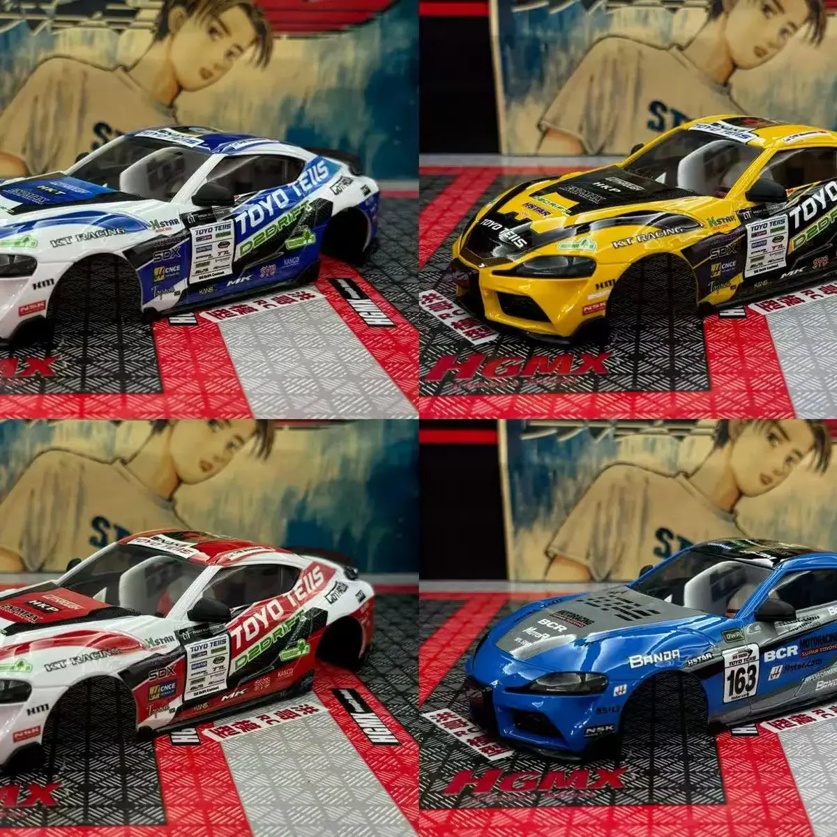 Hgmx /24 Rc Drift Car Plastic Car Shell Mini-Q8 Hgd1 3